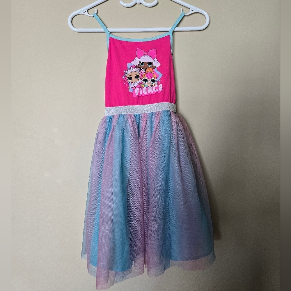 MAD Engine Pink and Blue Dress US Size 6